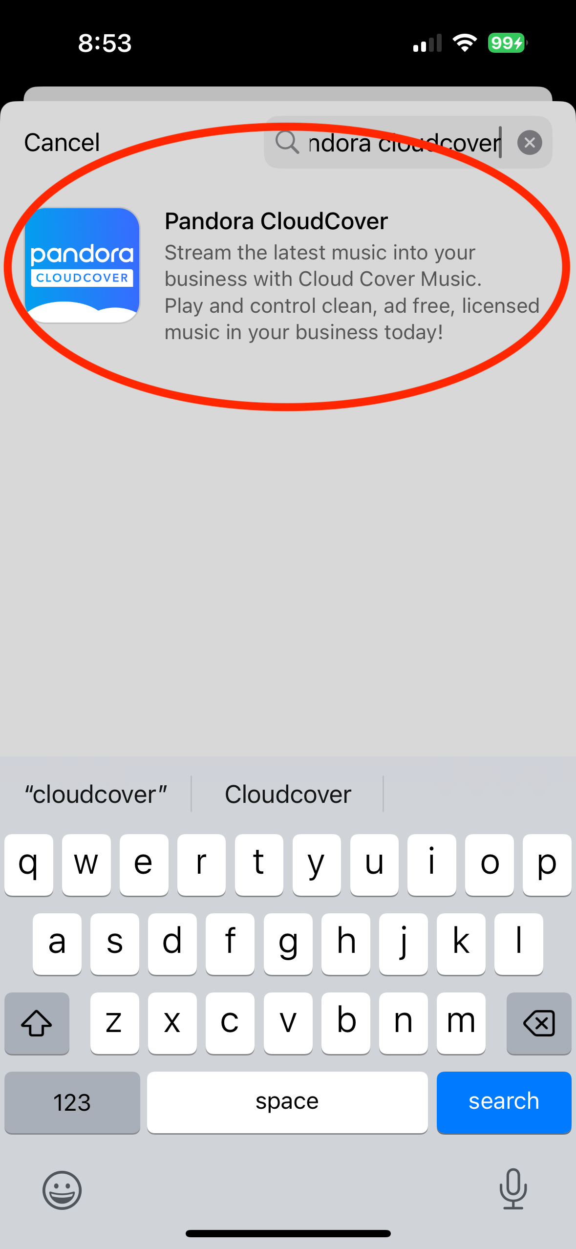 Cloud Cover App